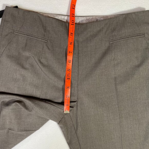 Alvin Valley Auslander Pant Size 10 Gray Straight Leg Wool Stretch Side Zip - Picture 7 of 16
